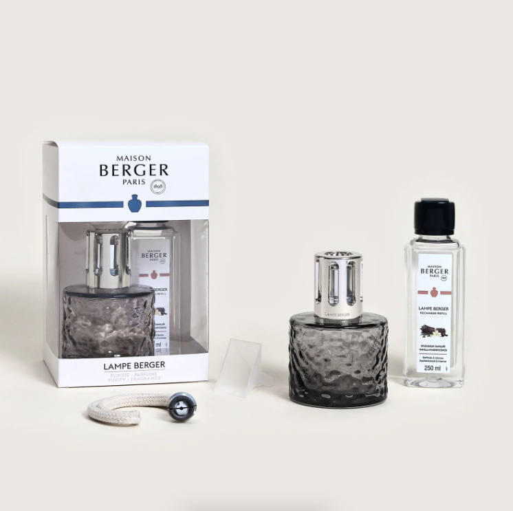 Mirage Noir Lampe + 250ml Vanilla Magnificence - Maison Berger Gavesett - Helt Dilla AS