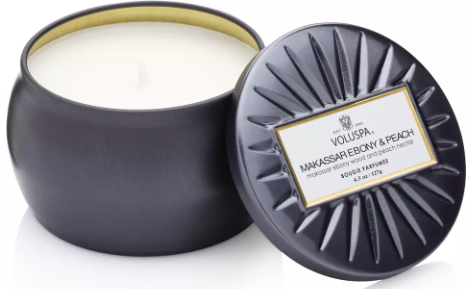 Makassar Ebony and peach 1-wick 25 timer - Tilbehør - Helt Dilla AS