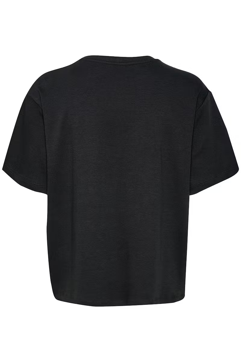 Anne T-shirt - Black - T-skjorter - Helt Dilla AS