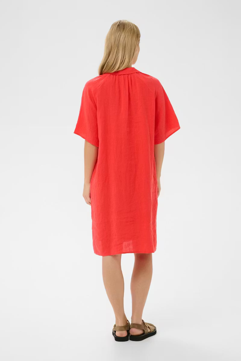 Ayla Dress - Poppy Red - Kjoler - Helt Dilla AS