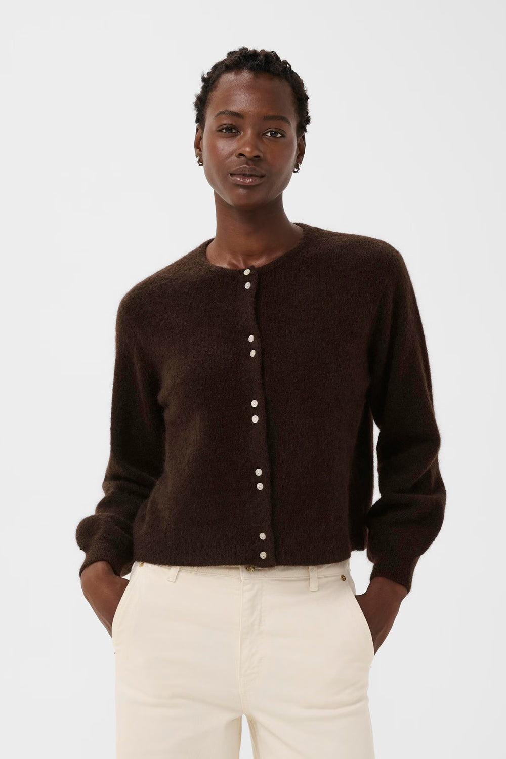 Ninell cardigan - Granache melange - Cardigans - Helt Dilla AS