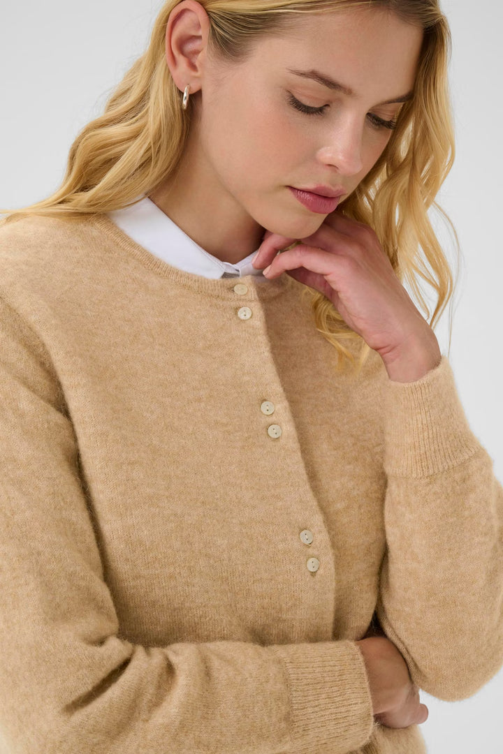 Ninell cardigan - Tiger´s eye melange - Cardigans - Helt Dilla AS