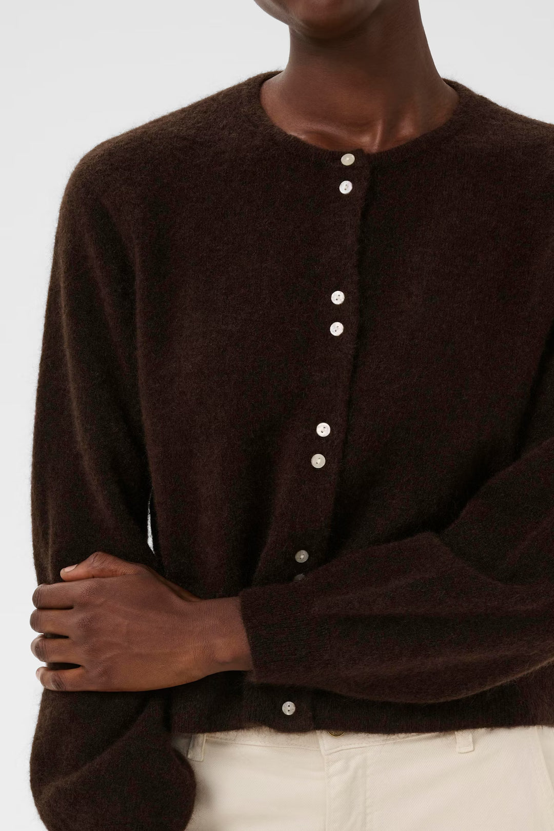 Ninell cardigan - Granache melange - Cardigans - Helt Dilla AS