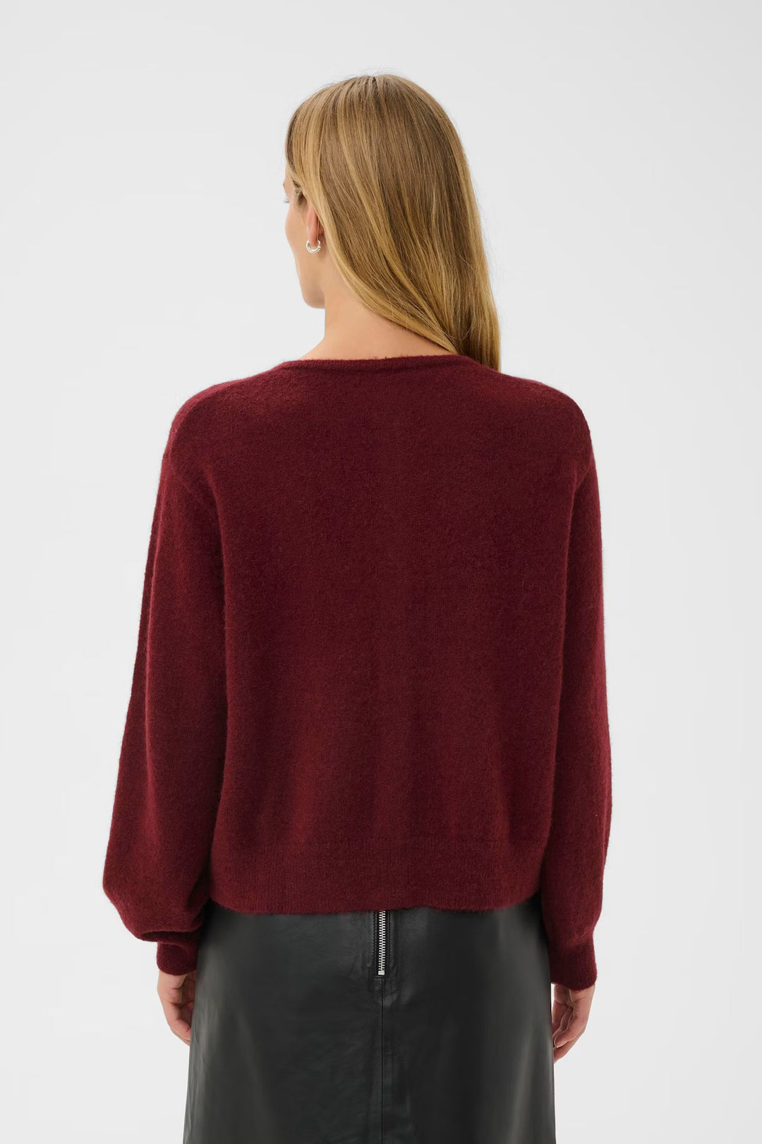 Ninell cardigan - Tawny Port - Cardigans - Helt Dilla AS