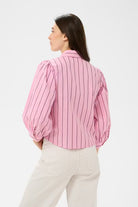 Anais Skjorte - Pink Stripe - Skjorter - Helt Dilla AS