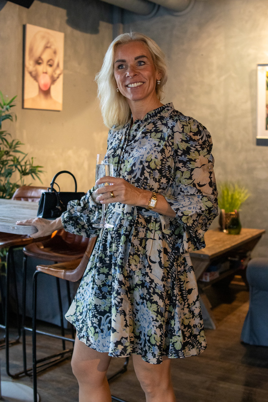 Striped organza mini Dress- Callidora - Kjoler - Helt Dilla AS