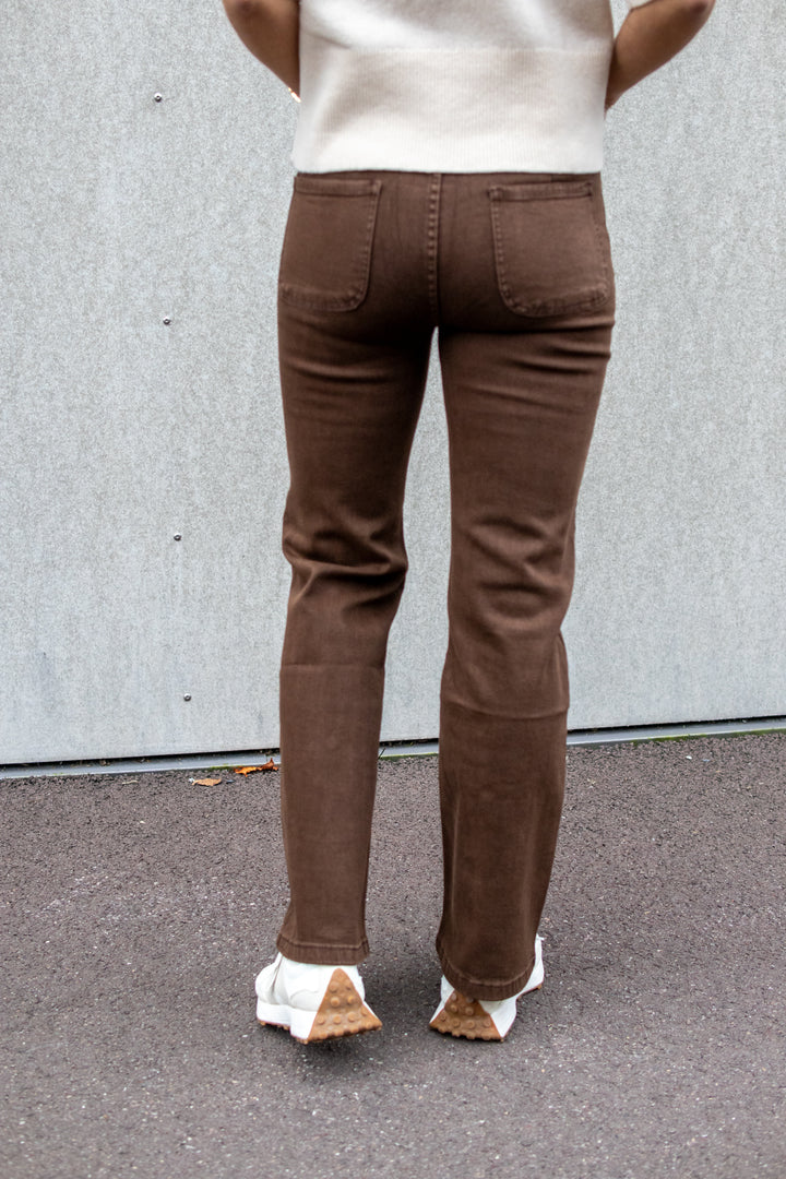 Miss Bon Jeans - mørk brun