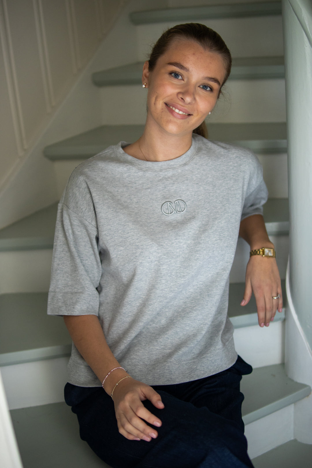 Muse-Tee - Light Grey Melange - Singlet, Topper & T-skjorter - Helt Dilla AS