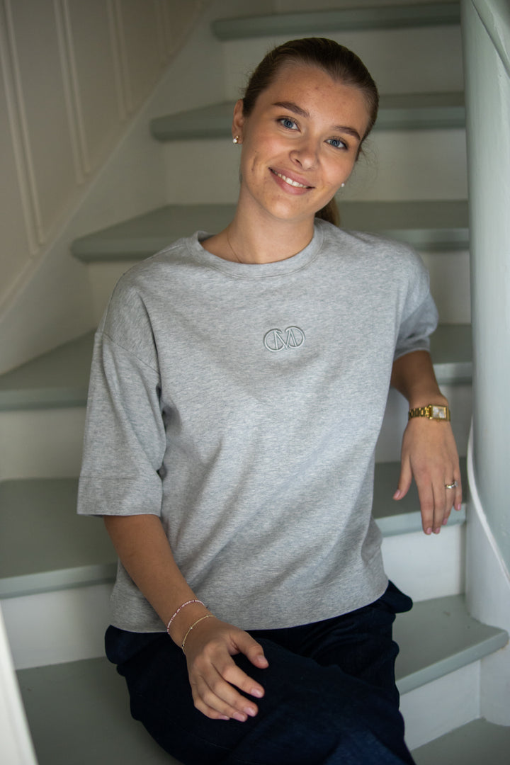 Muse-Tee - Light Grey Melange - Singlet, Topper & T-skjorter - Helt Dilla AS