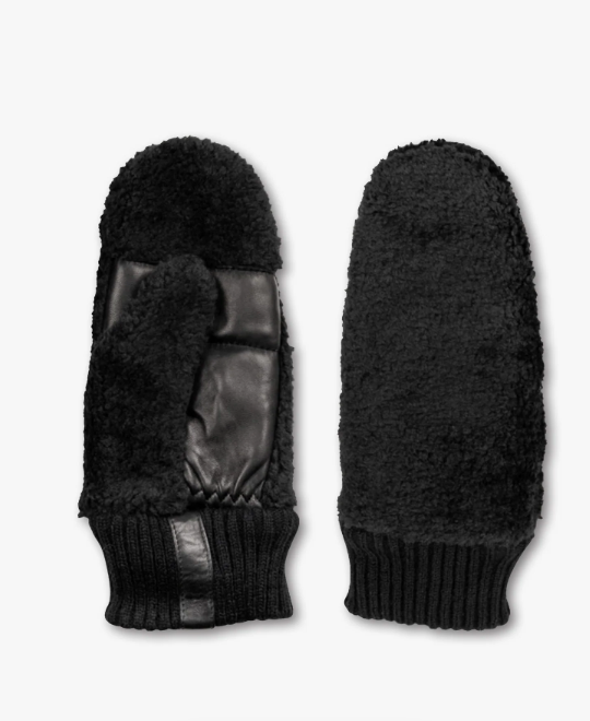 Day teddy Mittens - Svart - Tilbehør - Helt Dilla AS