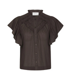 Vinsa S Volie Top - Dark Brown - Topp - Helt Dilla AS