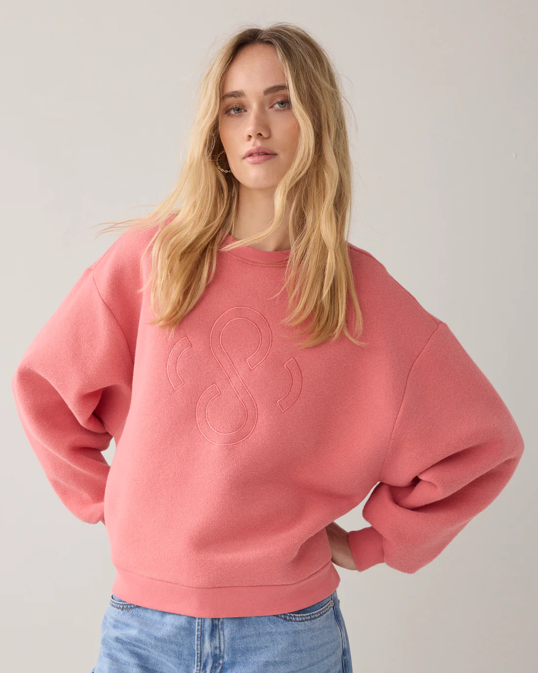 Jersey Soft Sweat - Faded Rose - Genser - Helt Dilla AS