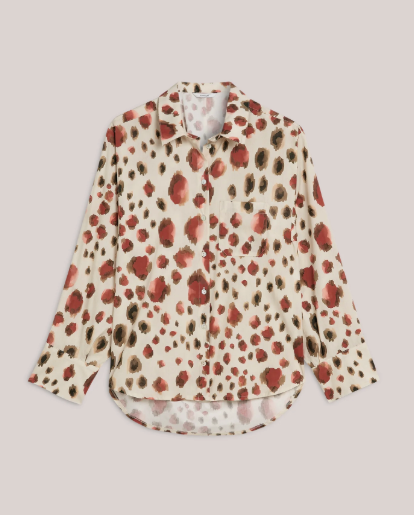 Blouse Animal Print - Multicolour - Bluser - Helt Dilla AS