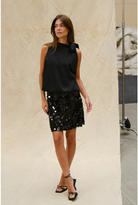Veda Drapy Satin Top - Bluser - Helt Dilla AS