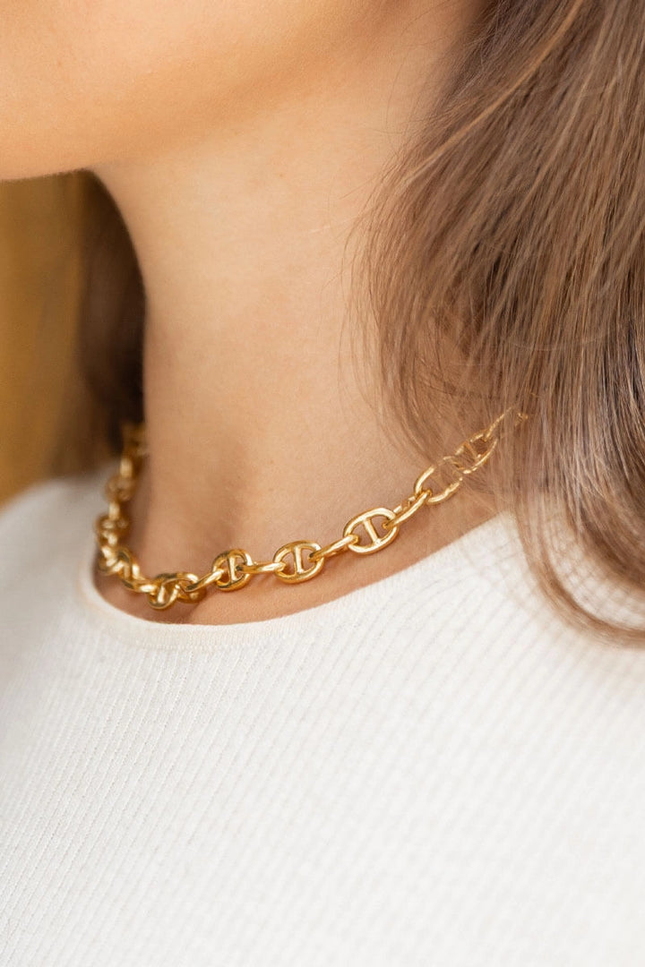 Betty Chain Necklace - gold - Tilbehør - Helt Dilla AS