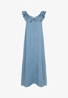 NuElida Dress - Blue Denim - Kjoler - Helt Dilla AS