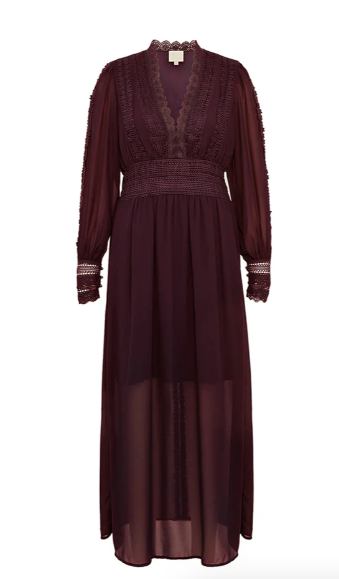 Delia dress - wine