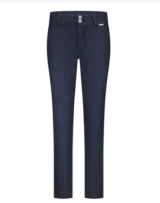 Diana Denim Herringbone - Dark Blue - Bukser - Helt Dilla AS