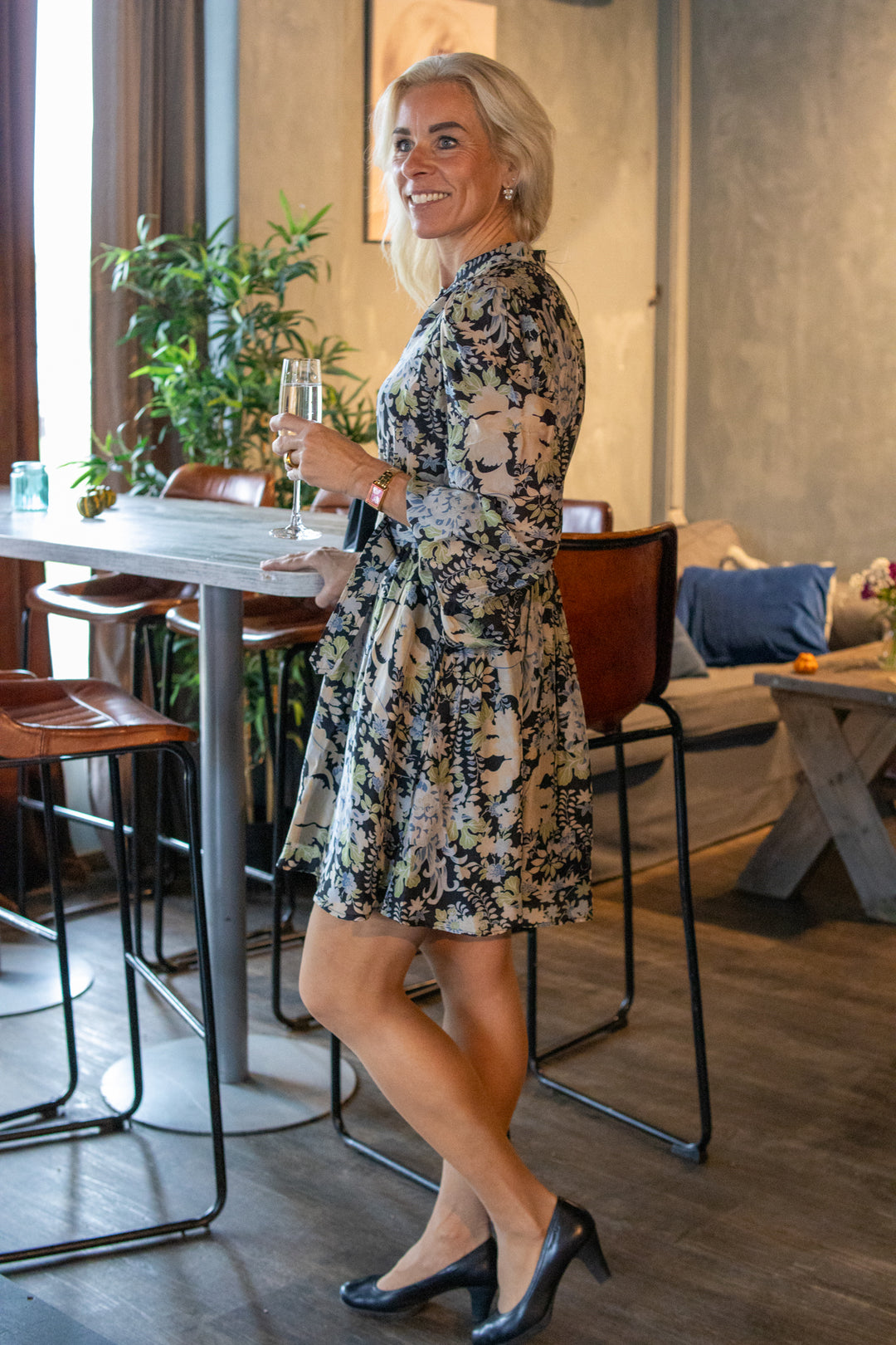 Striped organza mini Dress- Callidora - Kjoler - Helt Dilla AS