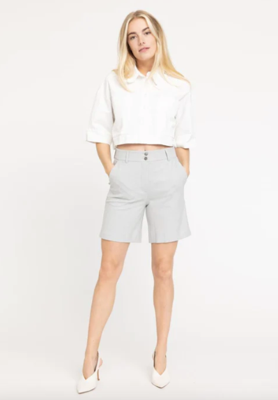 Daphne shorts 064 - oyster melange