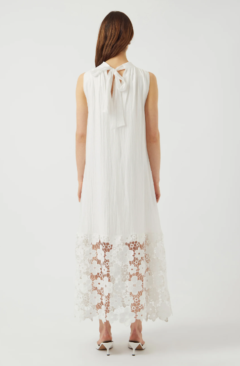 Twigsy SL Ankle Dress - Star White