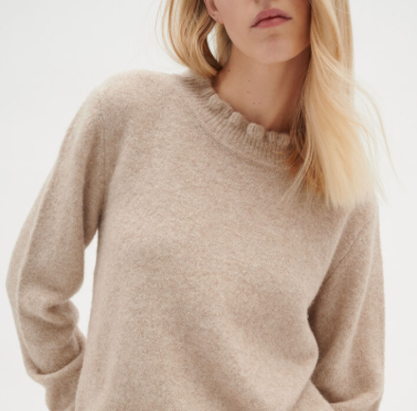 Blaza Flounce Pullover - French Oak