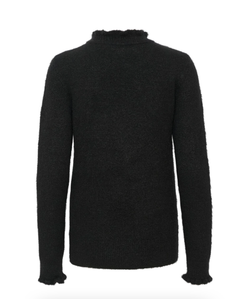 Blaza Flounce Pullover - Black