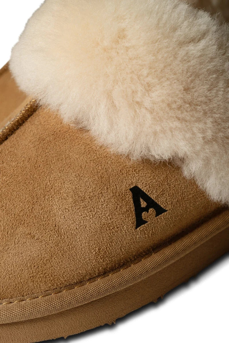 Shearling Slippers - Chesnut - Sko - Helt Dilla AS