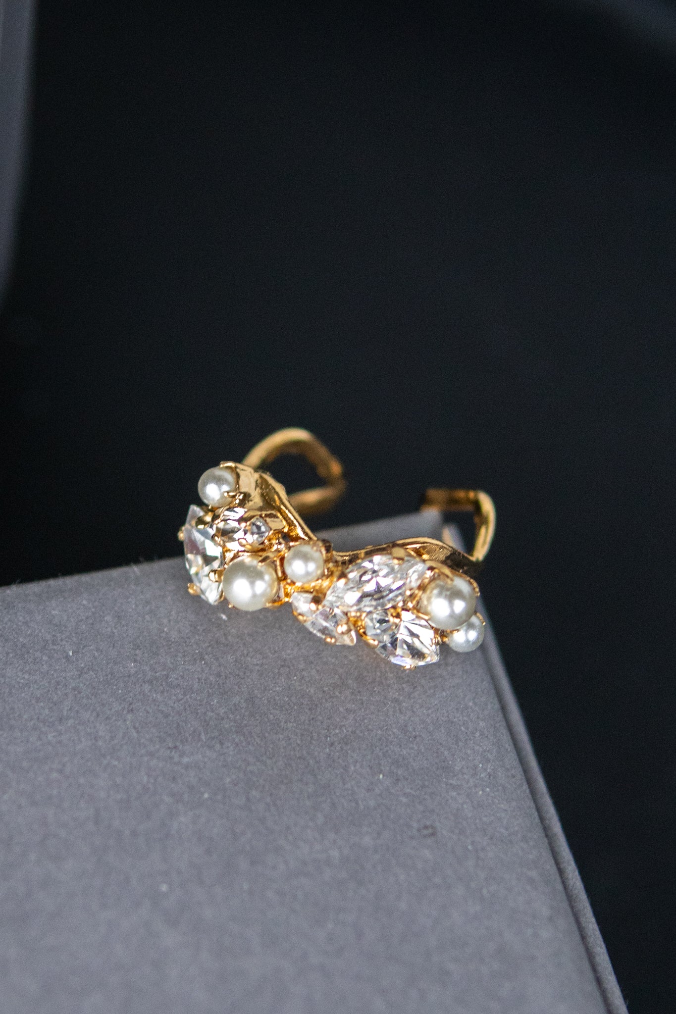 Stella Ring - pearl/crystal - Tilbehør - Helt Dilla AS