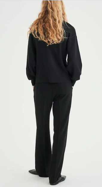 Veta Adian Bootcut pant - Black - Bukser - Helt Dilla AS