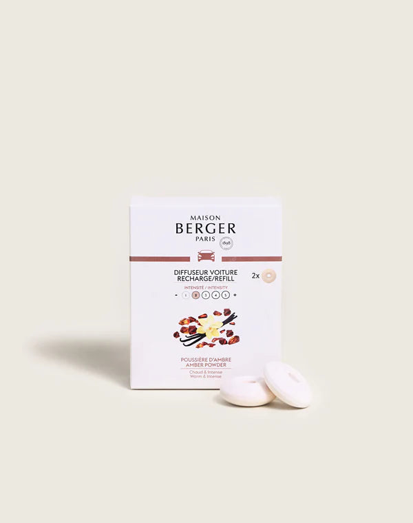 Car Diffuser Refill - Amber Powder - Tilbehør - Helt Dilla AS