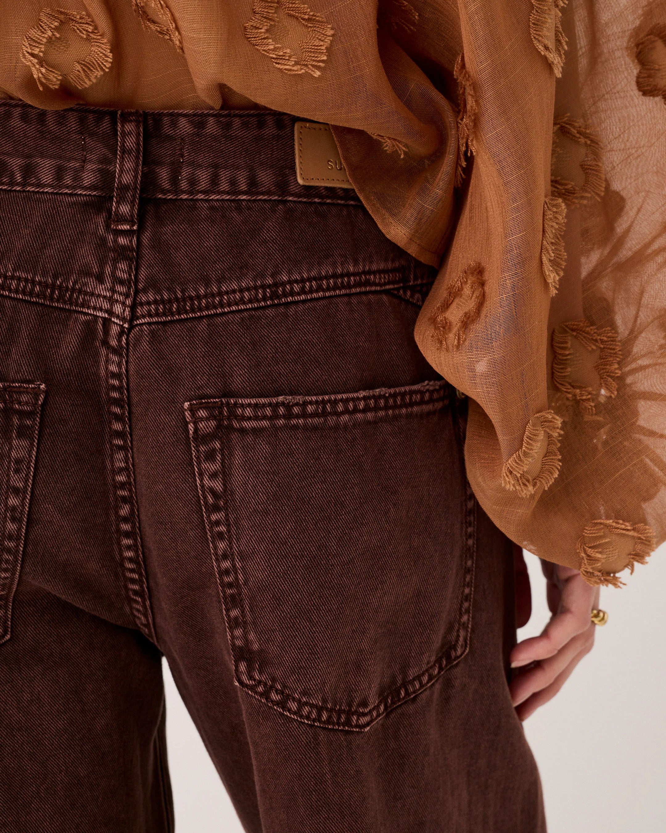 BAGGY TROUSERS - Brown - Bukser - Helt Dilla AS
