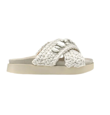 Woven stone - Ivory white - Sko - Helt Dilla AS