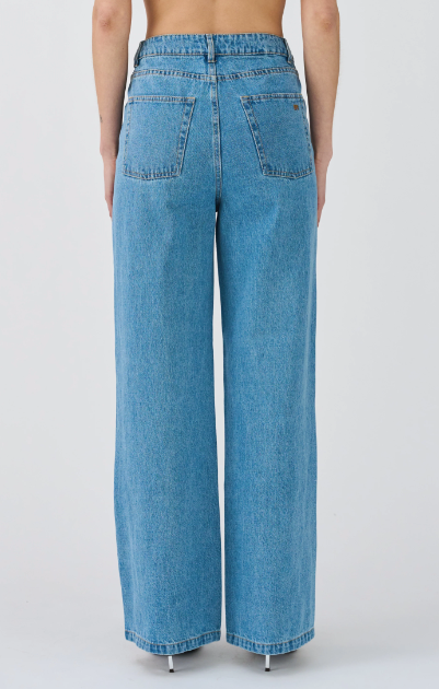 Brooke Jeans  - Wash Mid Blue - Jeans - Helt Dilla AS