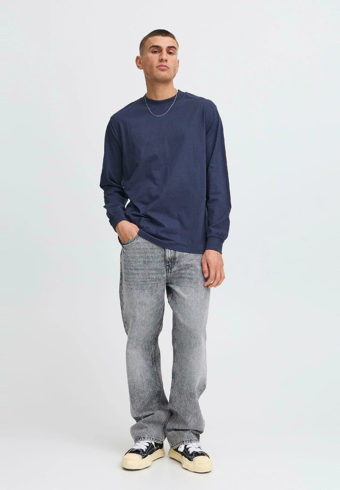 SDREYNALDO Longsleeve - Insignia blue