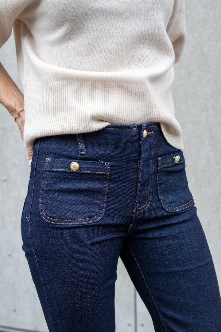 Miss Bon Jeans - mørk denim