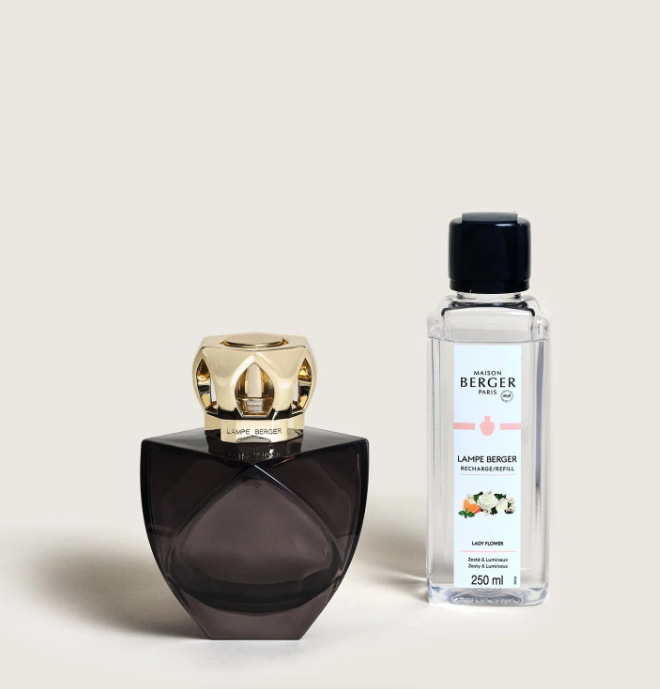 Black Eternity Lampe + 250ml Lady Flower - Maison Berger Gavesett - Helt Dilla AS