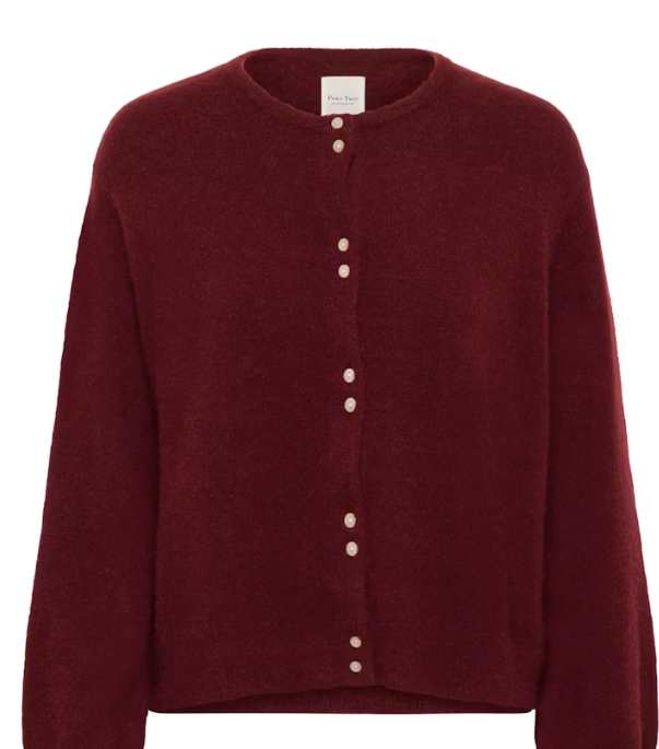 Ninell cardigan - Tawny Port - Cardigans - Helt Dilla AS