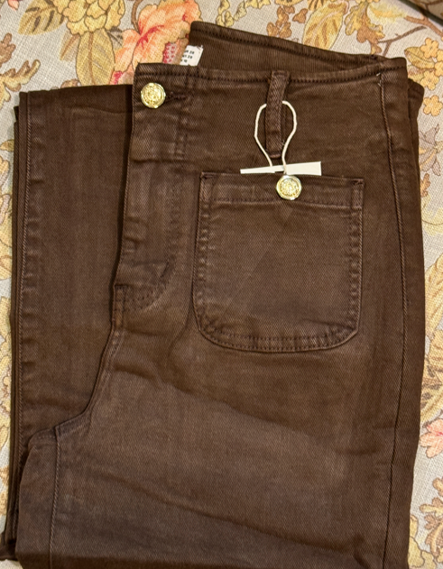 Miss Bon Jeans - mørk brun