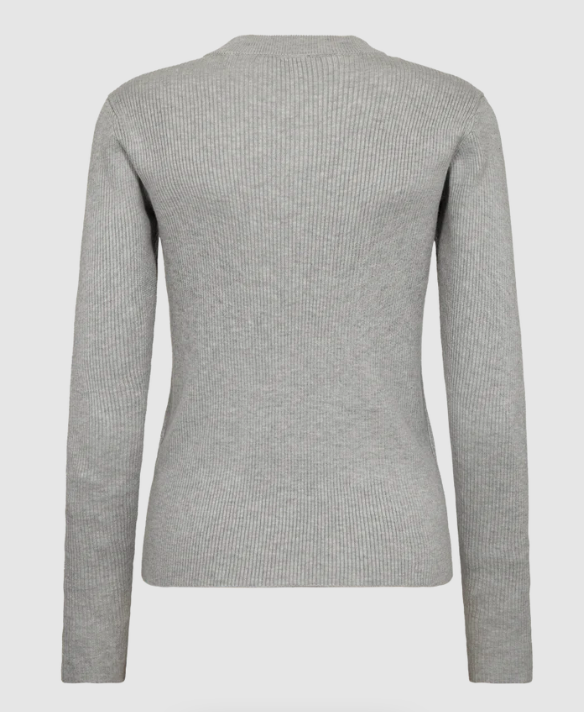 Veran Pullover - Light Grey Melange - Genser - Helt Dilla AS