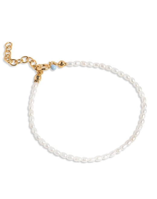 Erna bracelet - pearl - Tilbehør - Helt Dilla AS