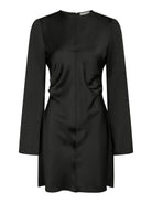 Jumari Heavy Sateen Dress - black - Kjoler - Helt Dilla AS