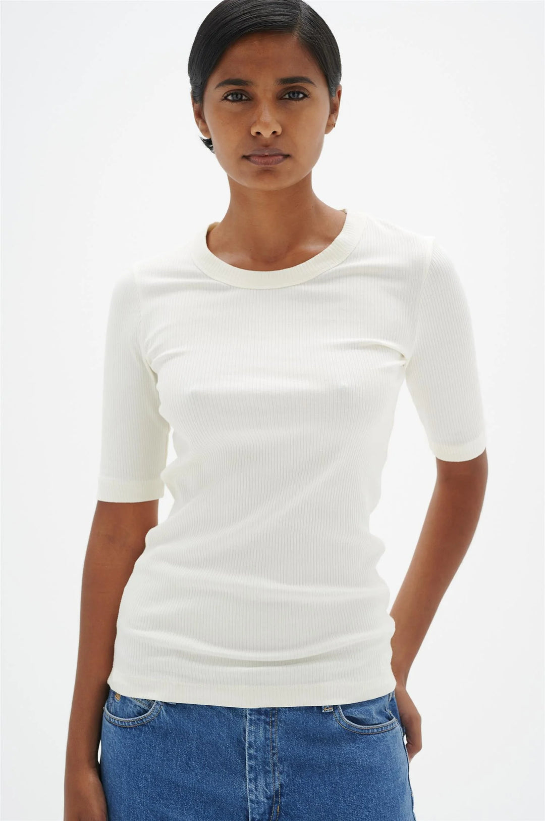 DagnaIW t-skjorte - whisper white - Singlet, Topper & T-skjorter - Helt Dilla AS