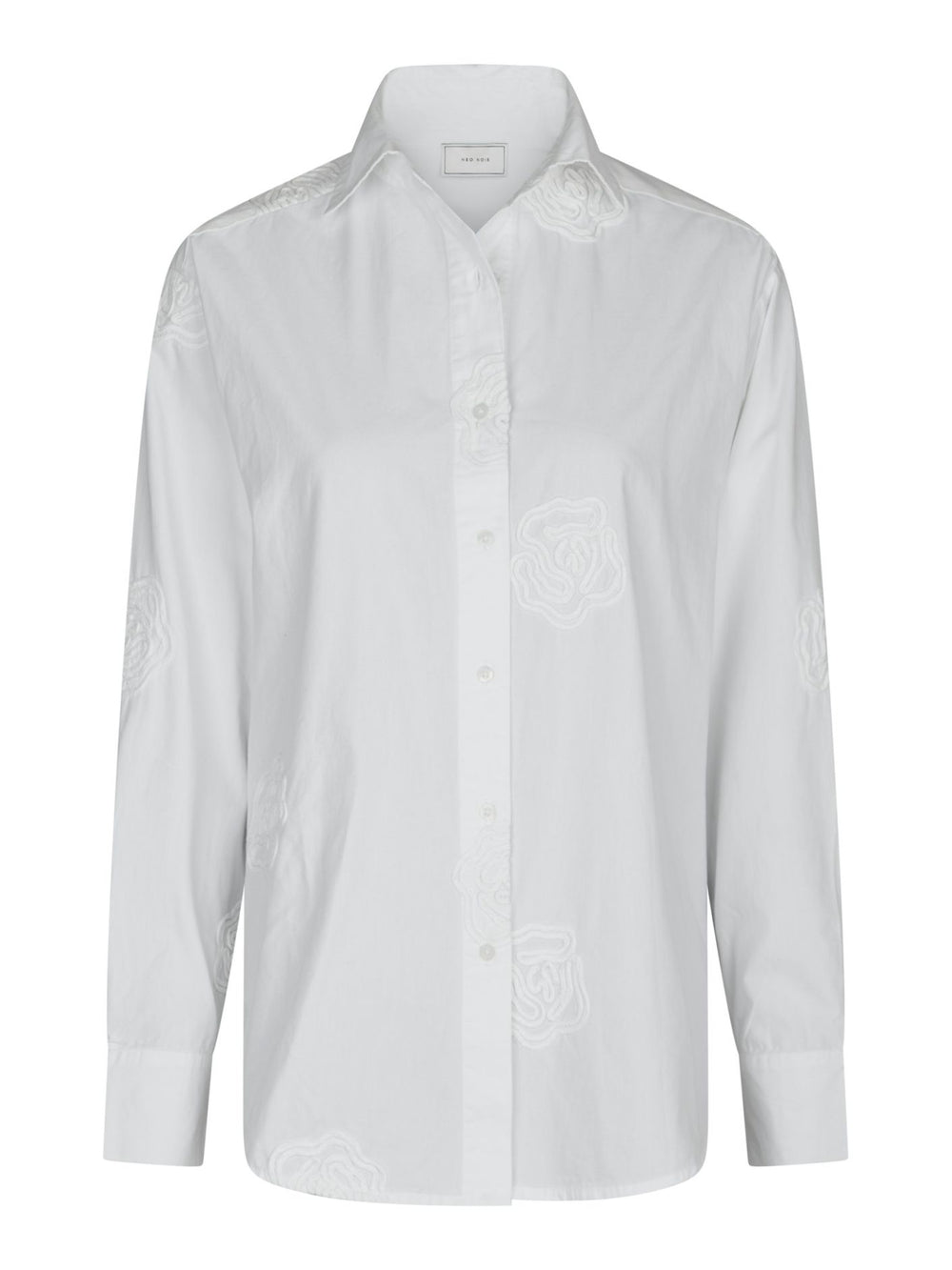 Dalma Dori Emb Shirt - white - Skjorter - Helt Dilla AS