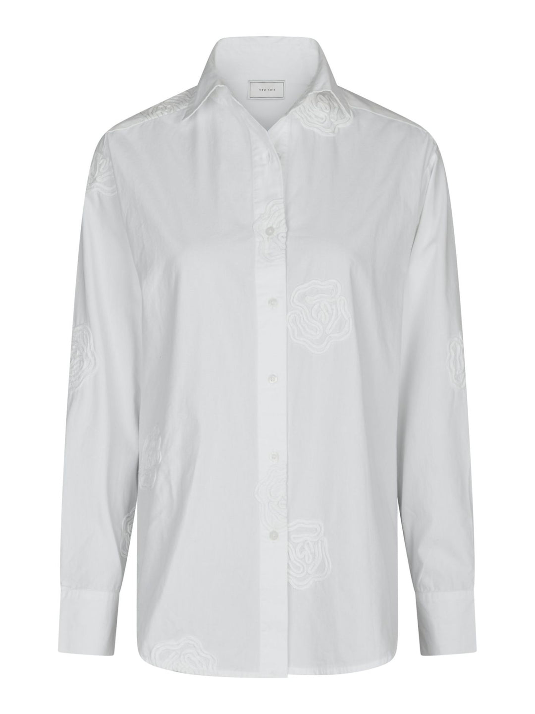 Dalma Dori Emb Shirt - white - Skjorter - Helt Dilla AS