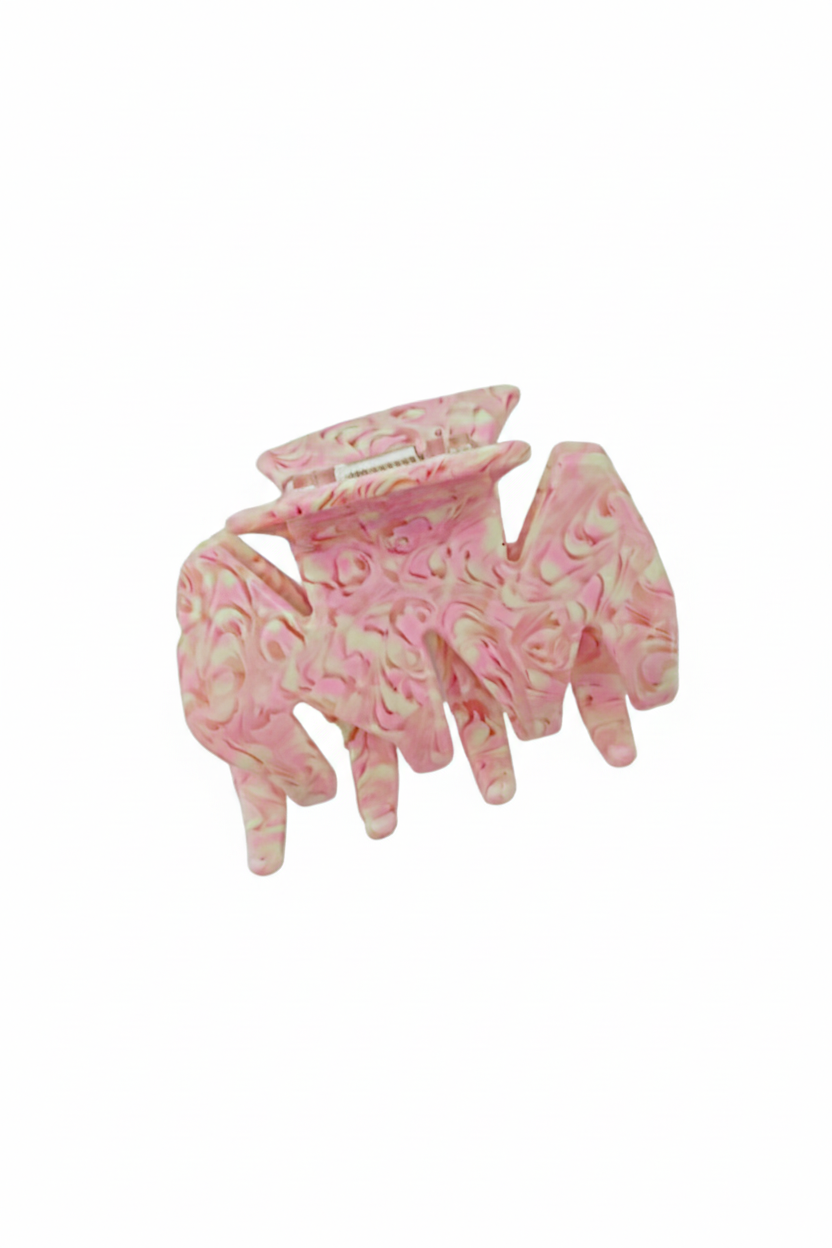 Hårklype Basic - Rosa/Creme - Tilbehør - Helt Dilla AS