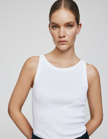 Rasmia SL top - Bright White