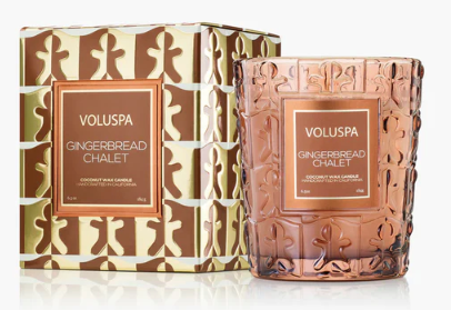 Gingerbread Chalet - boxed candle