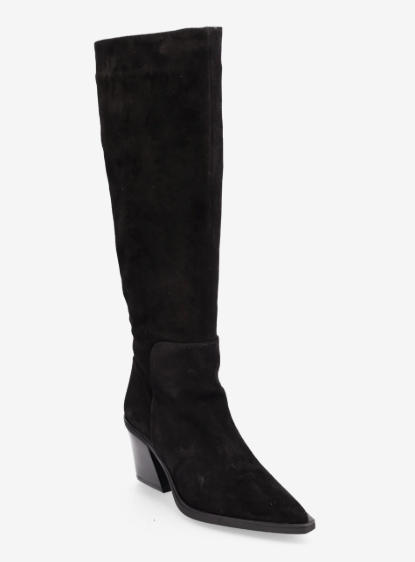 Marthe Boots - Black Suede - Sko - Helt Dilla AS
