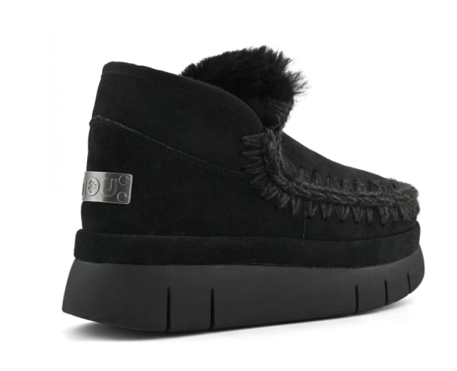 Bounce Welt Sneaker Suede - Svart